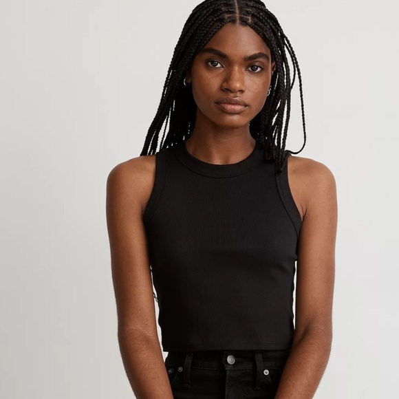 Madewell bright side tank top true black - Picture 1 of 5